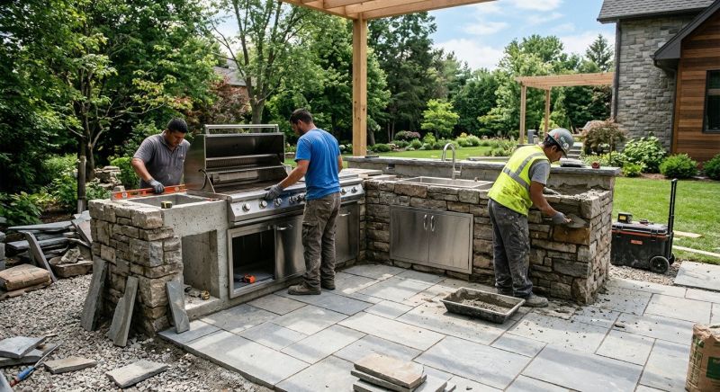 Outdoor Kitchen Installation