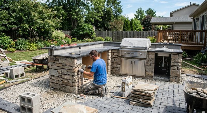 Outdoor Kitchen Construction in South Houston, TX