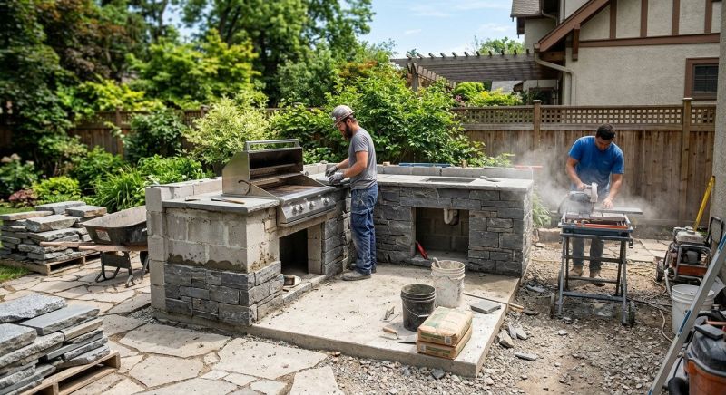 Outdoor Kitchen Installation in Sonoma County, CA