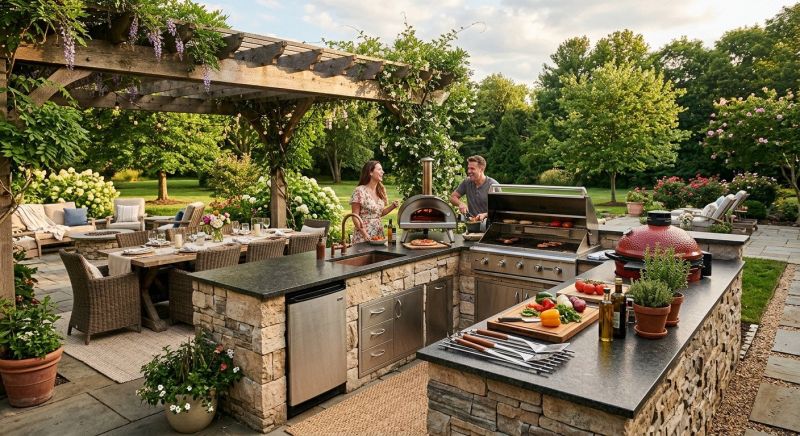 Outdoor Kitchen Remodeling in South Houston, TX