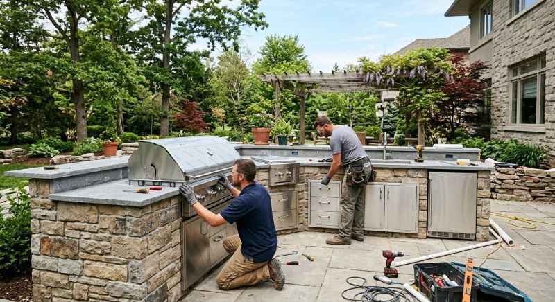 Outdoor Kitchen Renovation in Monterey, CA