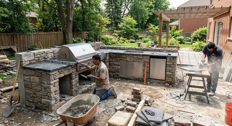 Outdoor Kitchen Construction in Monterey, CA