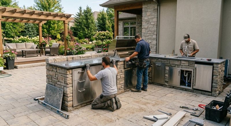 Outdoor Kitchen Renovation in Marin County, CA